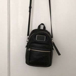 Marc By Marc Jacobs Mini Backpack Crossbody-Black